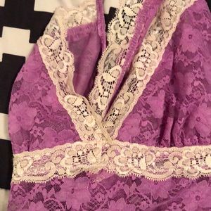 Large lace intimate cami